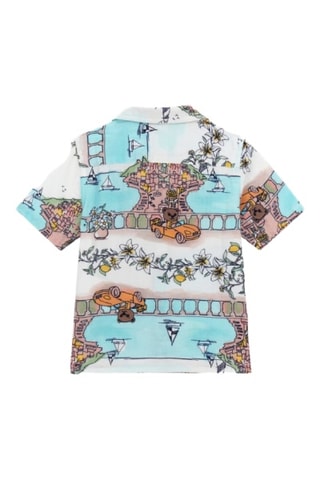 Chemise - Ciel et blanc