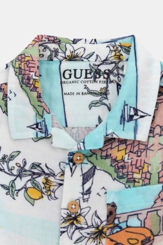 Chemise - Ciel et blanc