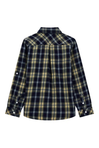 Chemise - Bleu marine et jaune