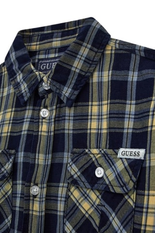 Chemise - Bleu marine et jaune