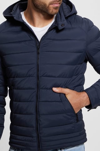 Doudoune à capuche - Bleu marine