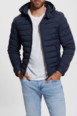 Doudoune à capuche - Bleu marine