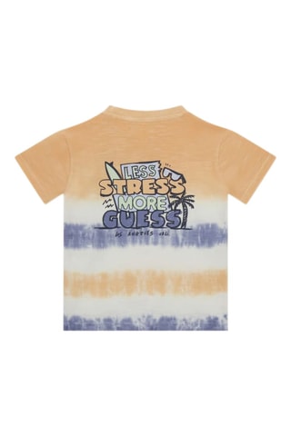 T-shirt dip and dye - Orange et bleu