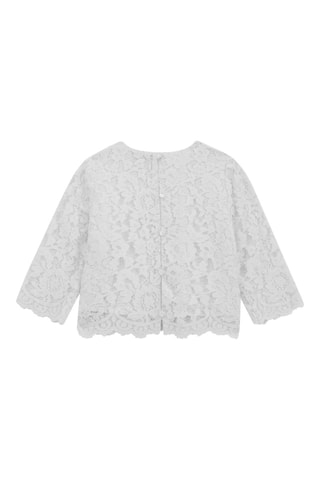 Blouse en dentelle - Blanc