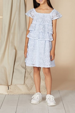 Blouse en dentelle - Ciel
