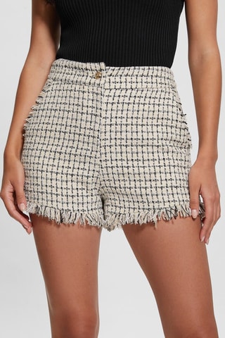 Short taille haute - Ecru