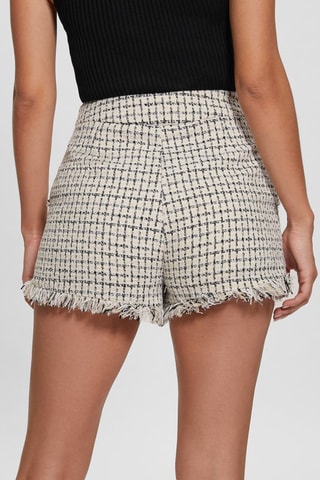 Short taille haute - Ecru