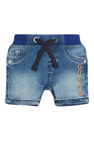 Short en jean Bleu
