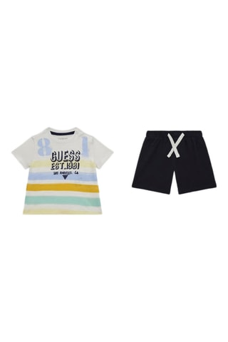 T-shirt et short - Blanc et noir