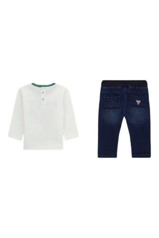 T-shirt et jean - Blanc et bleu