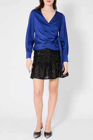 Minijupe taille haute - Noir
