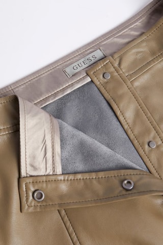 Jupe droite taille haute - Kaki