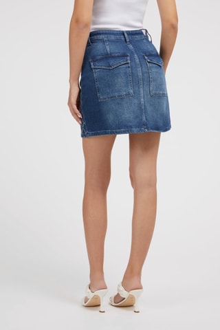 Jupe regular en jean - Bleu marine