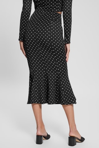 Jupe plissée taille haute - Noir