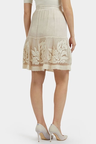 Jupe en soie - Beige