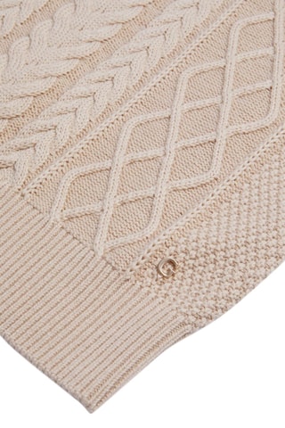 Jupe droite taille haute- Beige