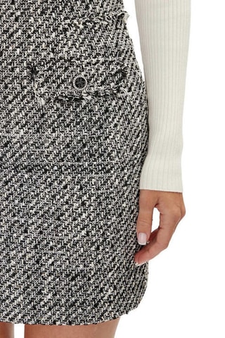 Minijupe en tweed Sofia - Noir