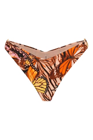 Bas de maillot - Marron et orange