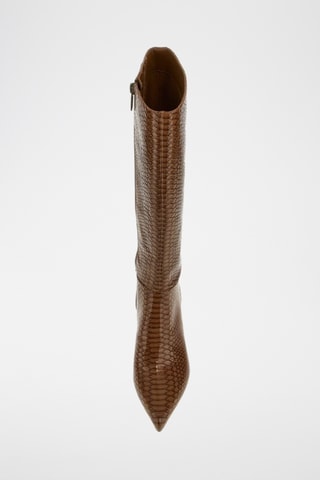 Bottes vernies Qiale - Marron