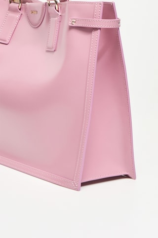 Sac à main en cuir Issa - Rose