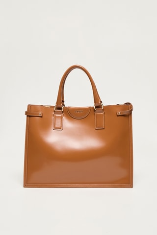 Sac à main en cuir Issa - Camel