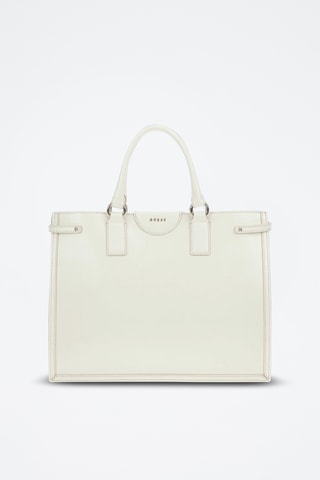 Sac à main en cuir Issa - Blanc