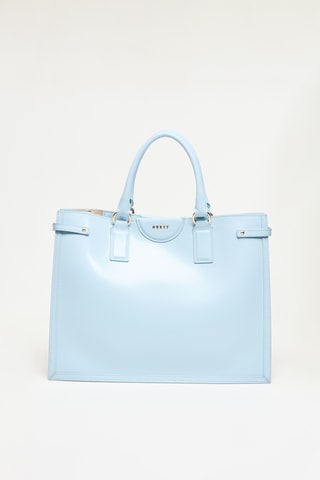 Sac à main en cuir Issa - Ciel