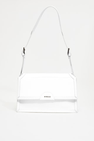 Sac bandoulière en cuir Isa - Blanc