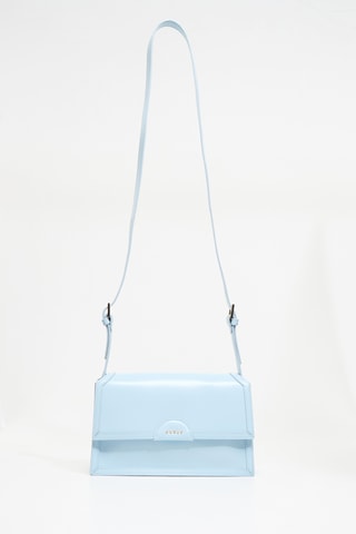 Sac bandoulière en cuir Isa - Ciel