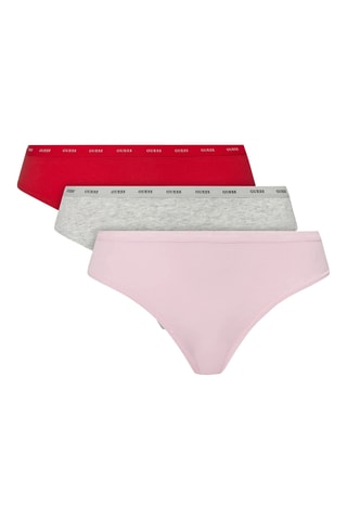 3 culottes - Rose et gris chiné