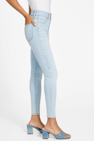 Jean skinny taille haute Julieta - Bleu clair