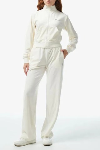 Sweat en velours Couture - Blanc