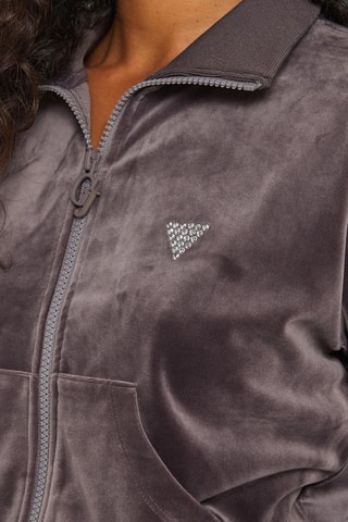 Sweat en velours Couture - Violet