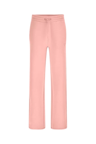 Pantalon straight taille haute Brenda Scuba - Corail