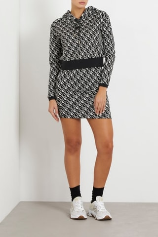 Jupe droite taille haute - Noir