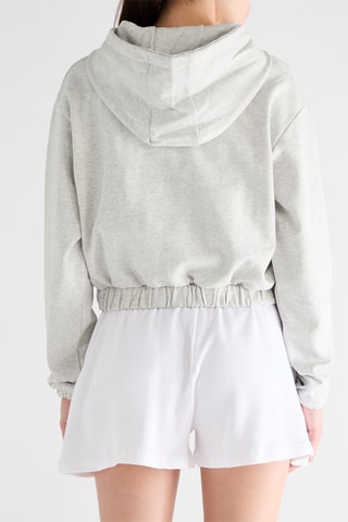 Sweat à capuche Eleanora - Gris clair chiné