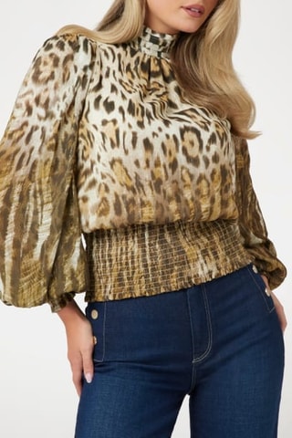 Blouse Monique - Marron