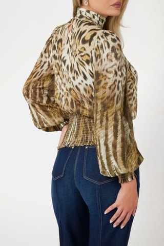Blouse Monique - Marron