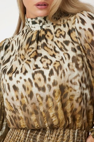 Blouse Monique - Marron