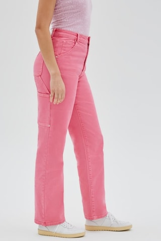 Jean taille haute Go Rodeo - Rose
