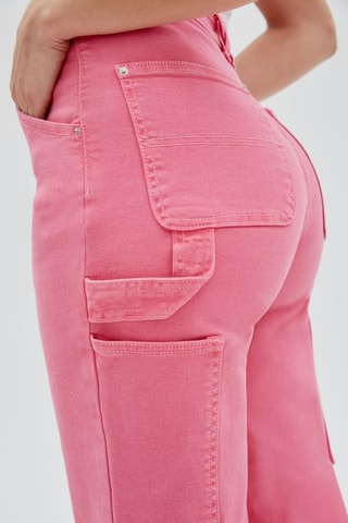 Jean taille haute Go Rodeo - Rose