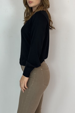 Pantalon flare - Marron