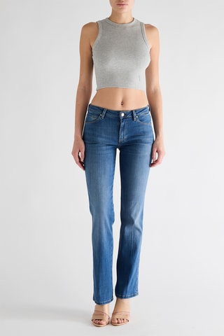 Jean straight - Bleu cobalt