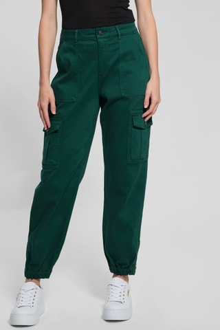Pantalon cargo Juno - Vert foncé