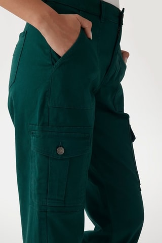Pantalon cargo Juno - Vert foncé