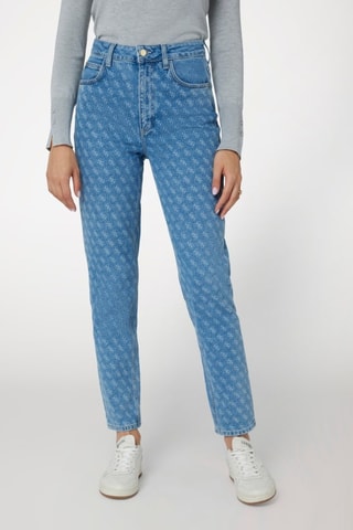 Jean mom taille haute - Bleu clair