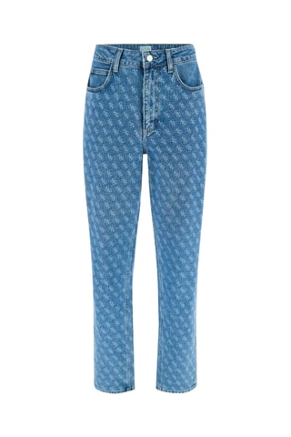 Jean mom taille haute - Bleu clair