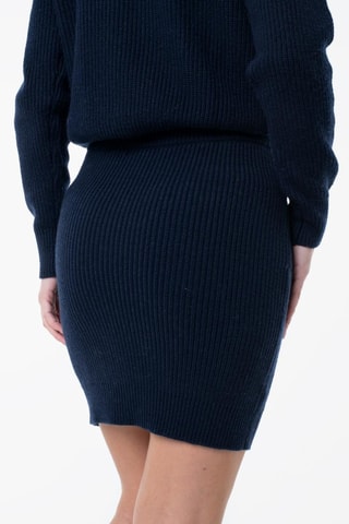 Minijupe en laine Zylee - Bleu marine