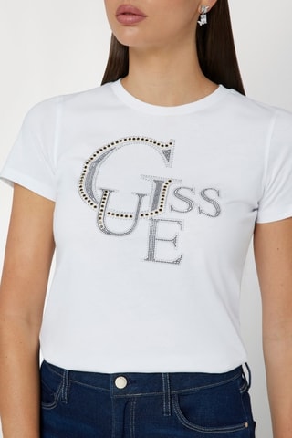T-shirt Studded - Blanc