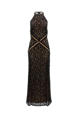 Robe longue en dentelle Liza - Blanc